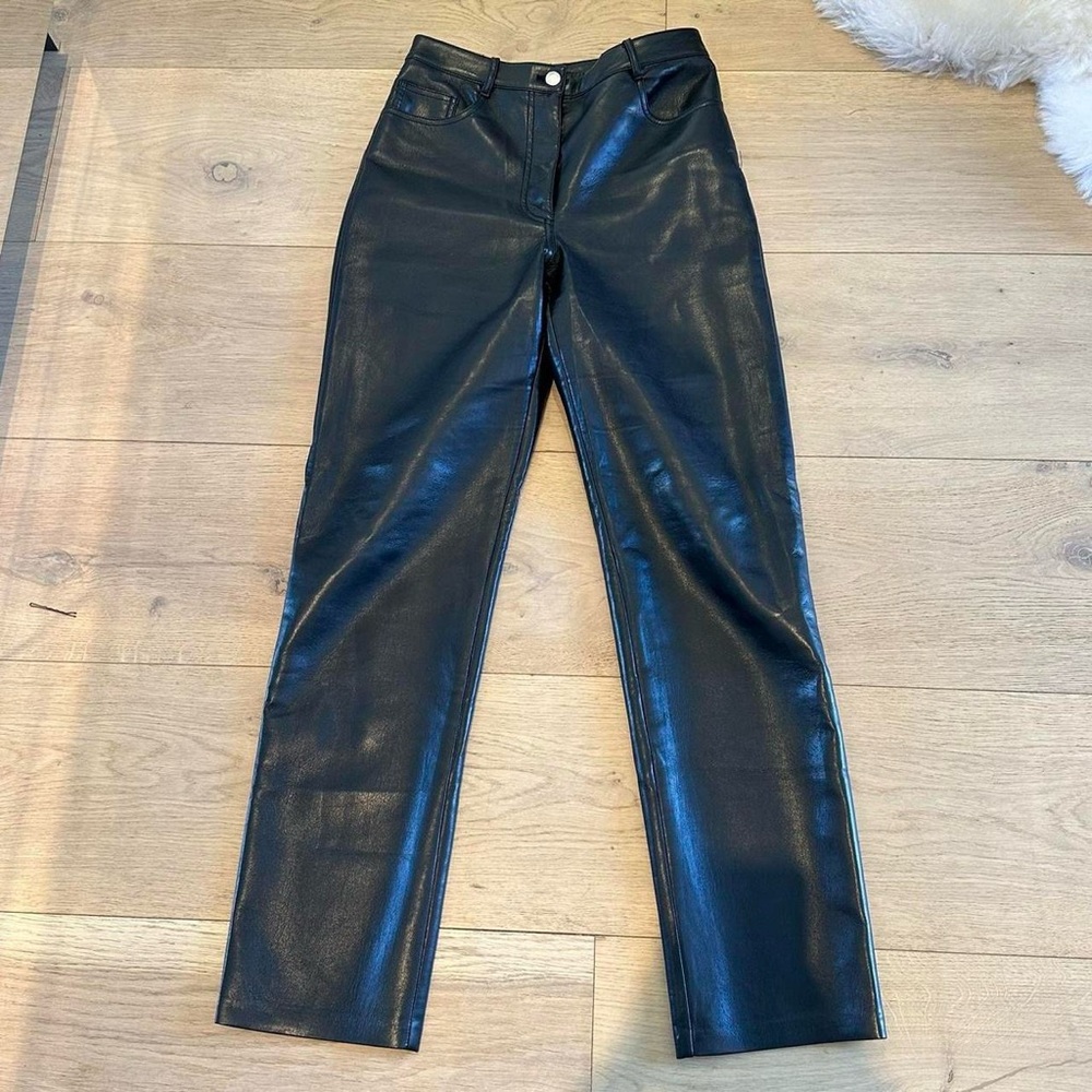 Aritzia Wilfred Vegan Leather Pants